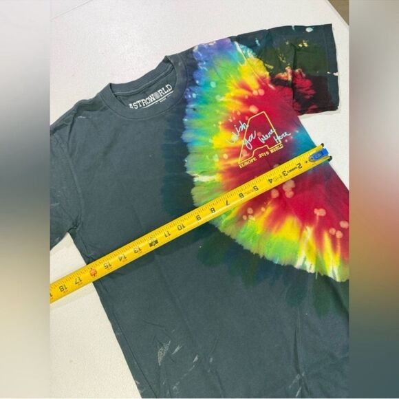 New travis scott astroworld Euro exclusive tie dye shirt Sz S - Picture 5 of 9
